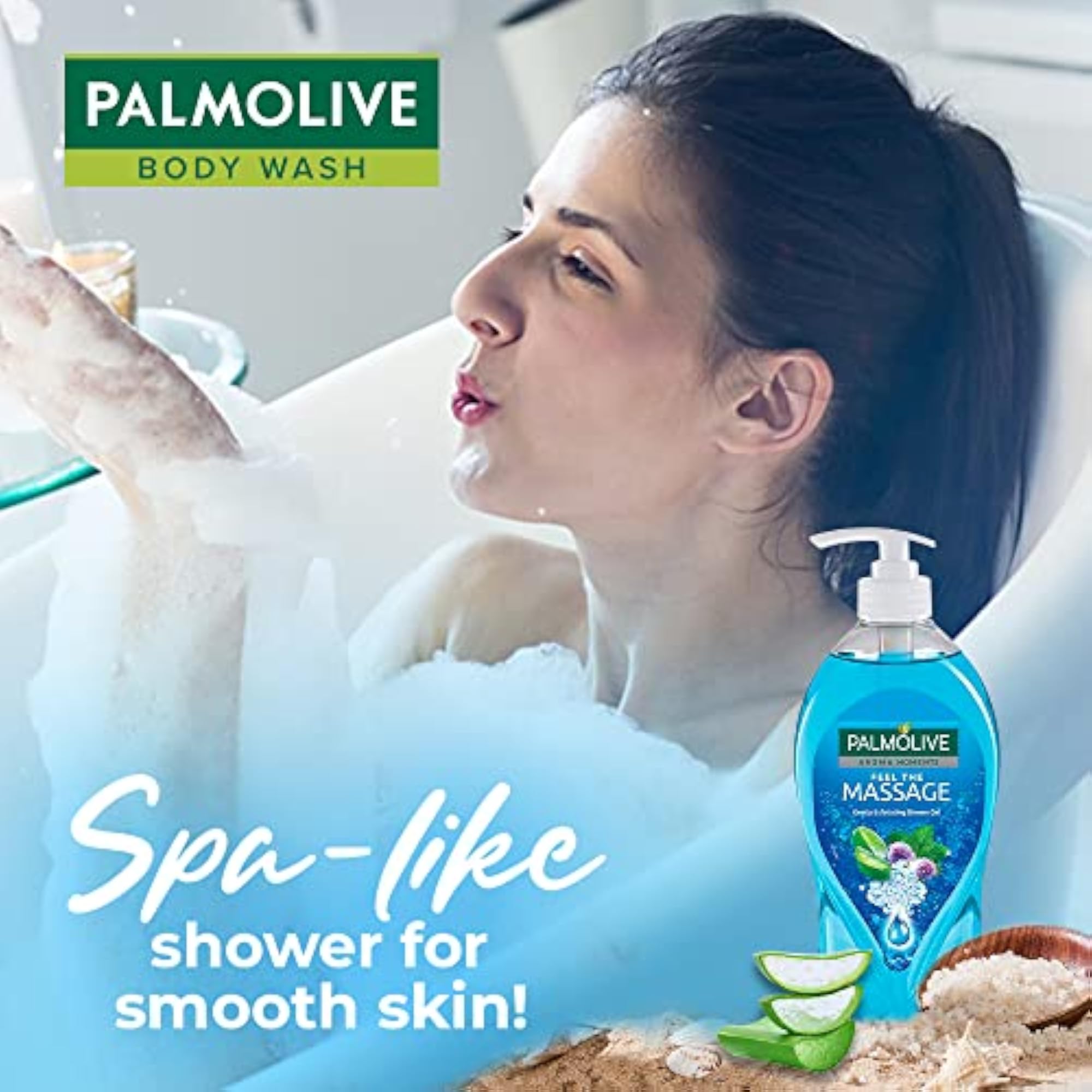 Feel The Massage Body Wash, 750ml Pump Bottle